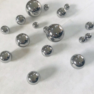 Bola Baja Tahan Karat G100 11.112mm 7/16 "HRc28 Bola Logam Padat
